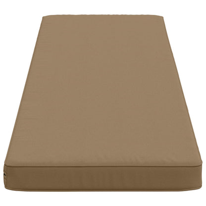 2-Piece Bench Cushions VUGHT 2 pcs 100% Polyester Taupe