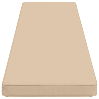 2-Piece Bench Cushions VUGHT 2 pcs 100% Polyester Cream