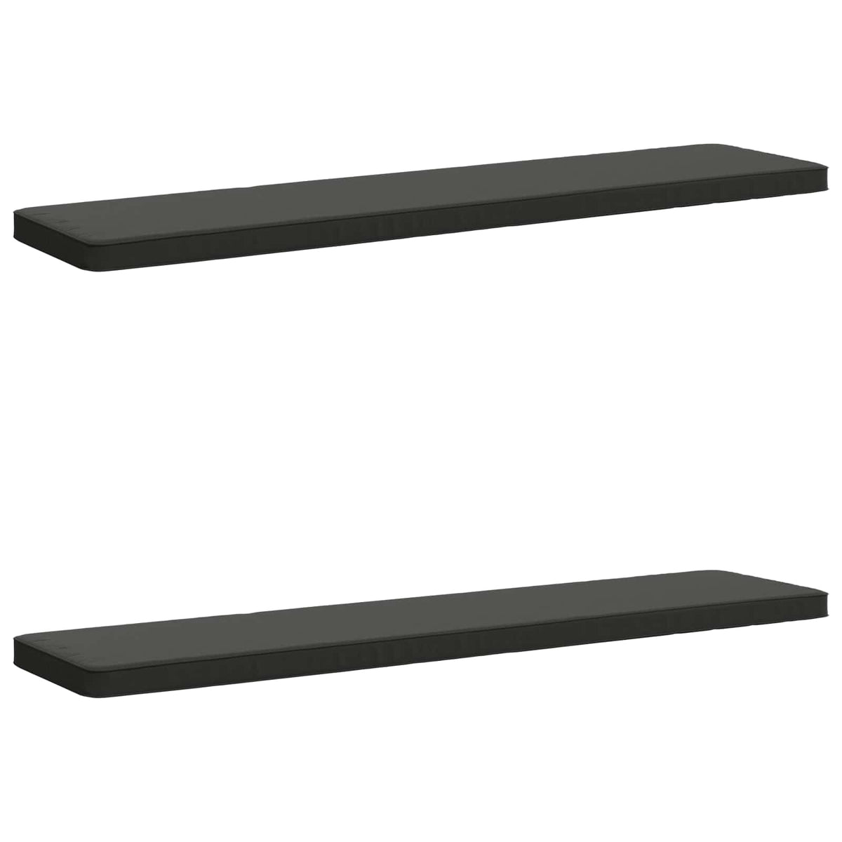 2-Piece Bench Cushions VUGHT 2 pcs 100% Polyester Anthracite