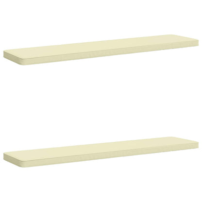 2-Piece Bench Cushions VUGHT 2 pcs 100% Polyester Cream