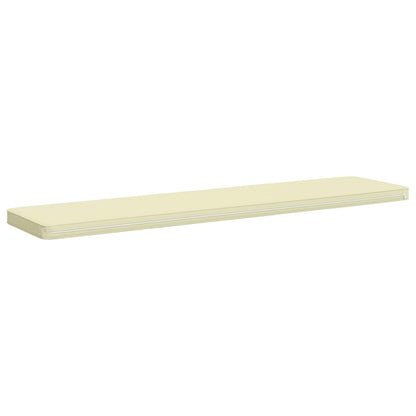 2-Piece Bench Cushions VUGHT 2 pcs 100% Polyester Cream