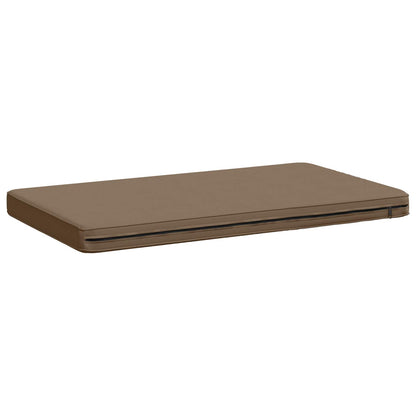 1-Piece Bench Cushion VUGHT 100% Polyester Taupe 60 x 50 x 5 cm