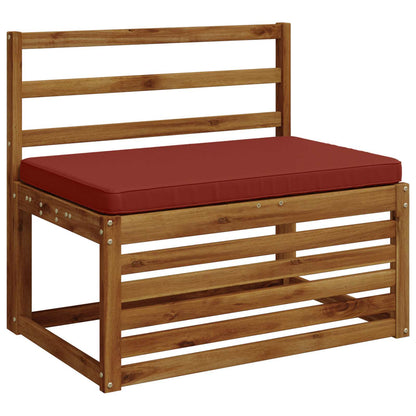 1-Piece Bench Cushion VUGHT 100% Polyester Red 60 x 50 x 5 cm