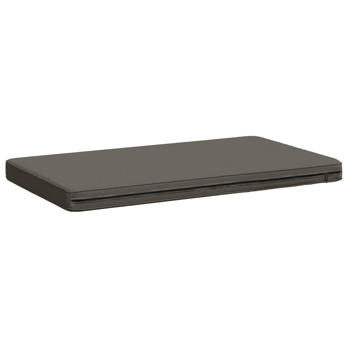 1-Piece Bench Cushion VUGHT 100% Polyester Grey 60 x 50 x 5 cm