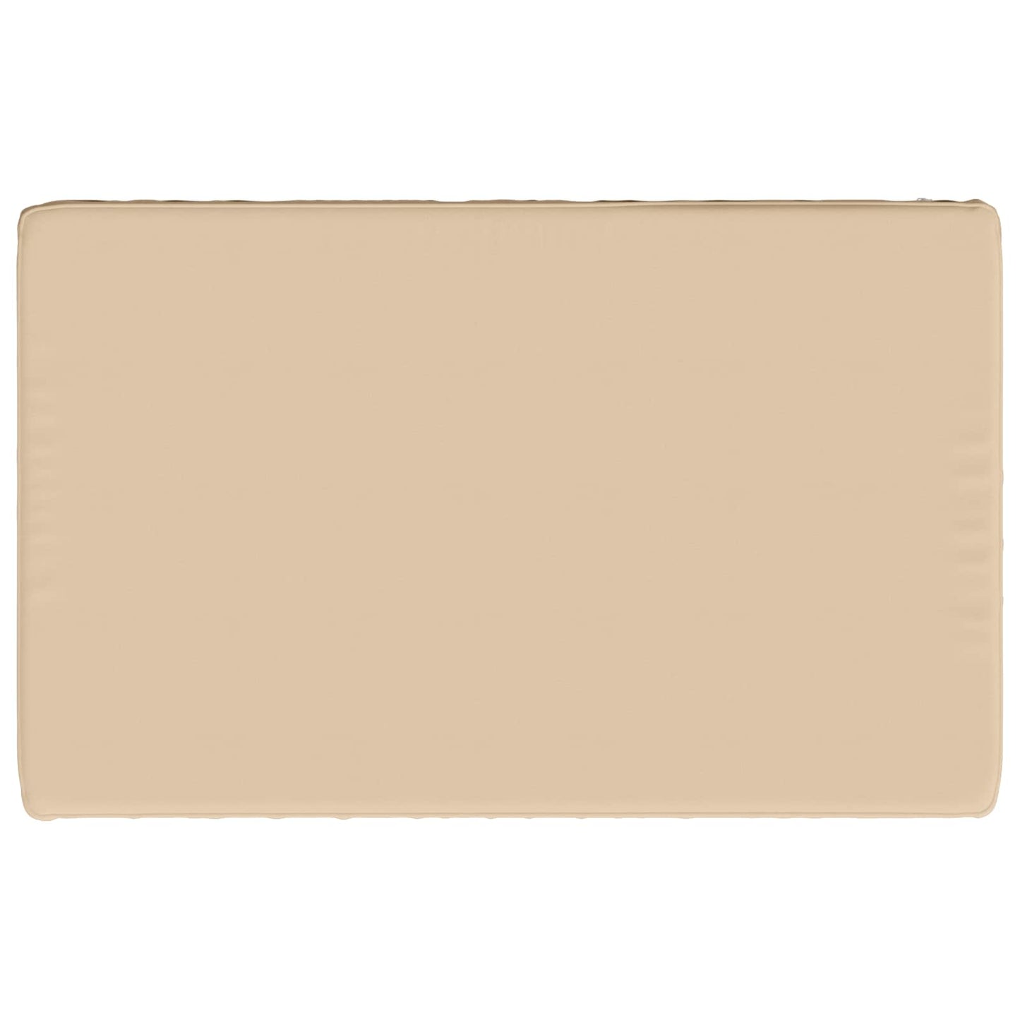 1-Piece Bench Cushion VUGHT 100% Polyester Cream 60 x 50 x 5 cm