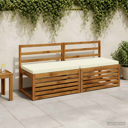 1-Piece Bench Cushion VUGHT 100% Polyester Cream 60 x 50 x 5 cm