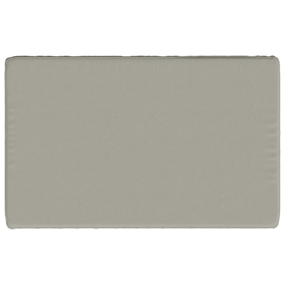 1-Piece Bench Cushion VUGHT 100% Polyester Grey 60 x 50 x 5 cm