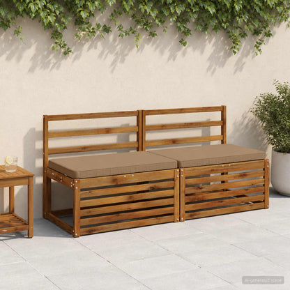 1-Piece Bench Cushion VUGHT 100% Polyester Taupe 60 x 50 x 5 cm