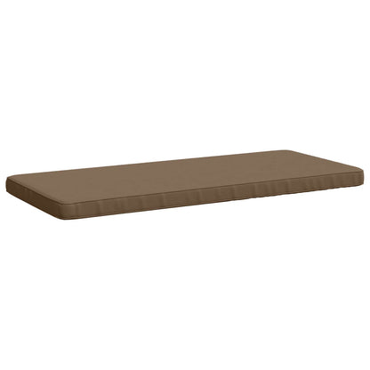 1-Piece Bench Cushion VUGHT 100% Polyester Taupe