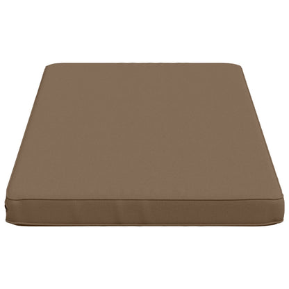 1-Piece Bench Cushion VUGHT 100% Polyester Taupe