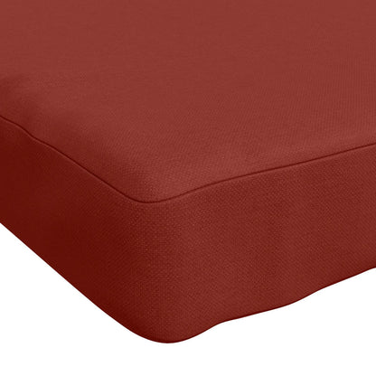 1-Piece Bench Cushion VUGHT 100% Polyester Red 100 x 50 x 5 cm