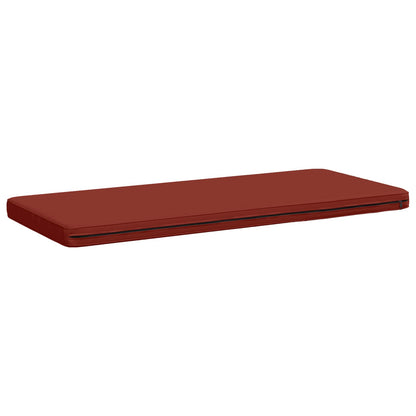 1-Piece Bench Cushion VUGHT 100% Polyester Red 100 x 50 x 5 cm