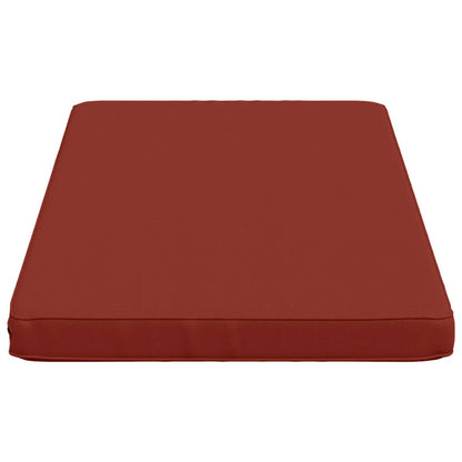 1-Piece Bench Cushion VUGHT 100% Polyester Red 100 x 50 x 5 cm