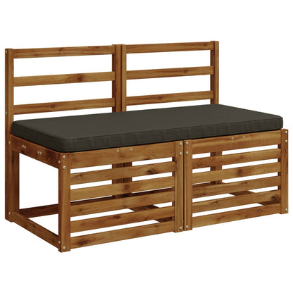 1-Piece Bench Cushion VUGHT 100% Polyester Anthracite
