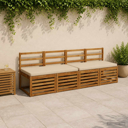 1-Piece Bench Cushion VUGHT 100% Polyester Cream