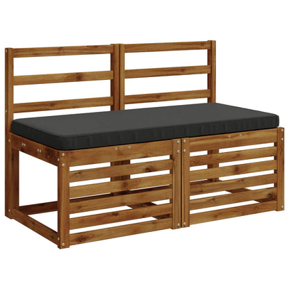 1-Piece Bench Cushion VUGHT 100% Polyester Anthracite