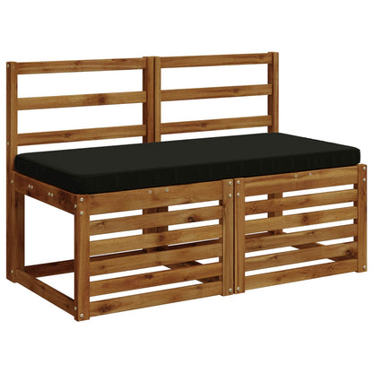 1-Piece Bench Cushion VUGHT 100% Polyester Black