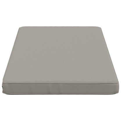 1-Piece Bench Cushion VUGHT 100% Polyester Grey 100 x 50 x 5 cm