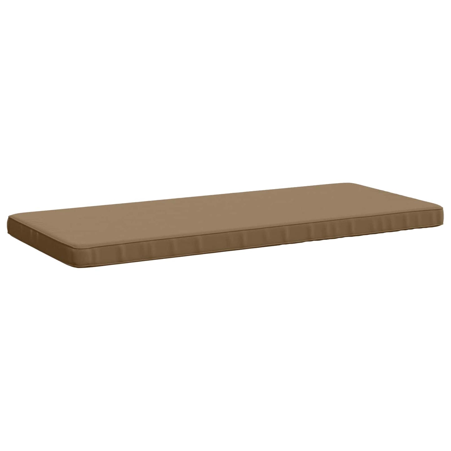 1-Piece Bench Cushion VUGHT 100% Polyester Taupe