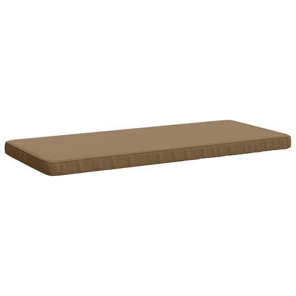 1-Piece Bench Cushion VUGHT 100% Polyester Taupe