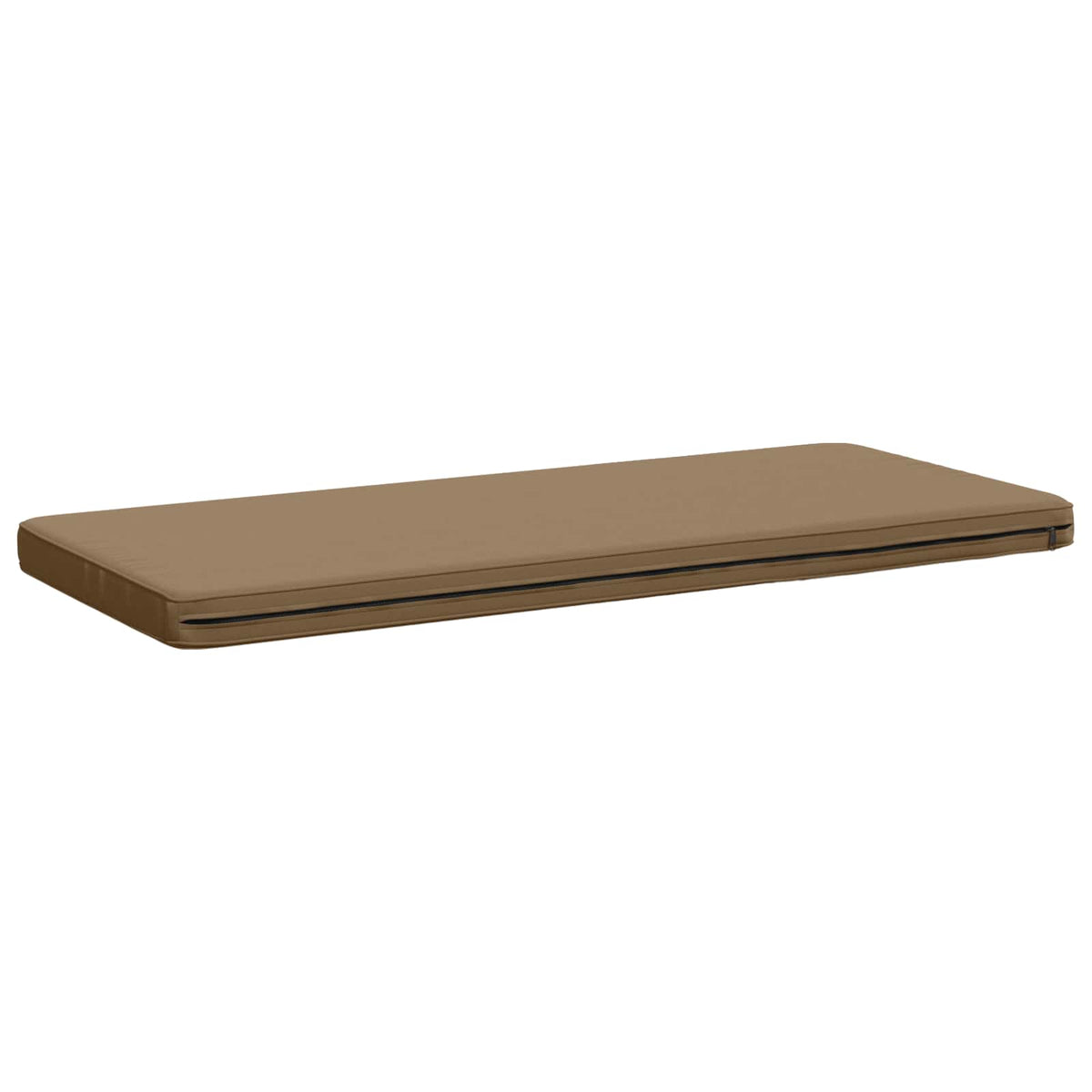 1-Piece Bench Cushion VUGHT 100% Polyester Taupe