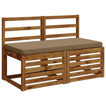 1-Piece Bench Cushion VUGHT 100% Polyester Taupe