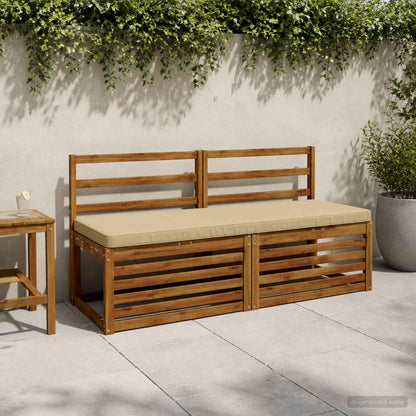 1-Piece Bench Cushion VUGHT 100% Polyester Beige