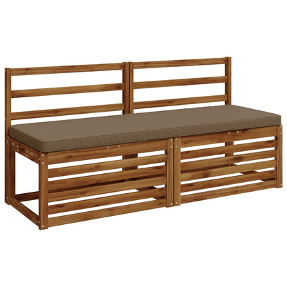 1-Piece Bench Cushion VUGHT 100% Polyester Taupe