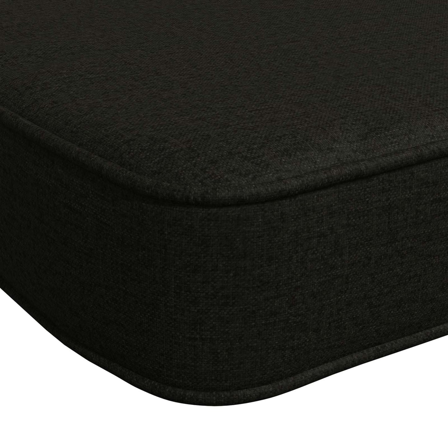 2-Piece Bench Cushions VUGHT 2 pcs 100% Polyester Black