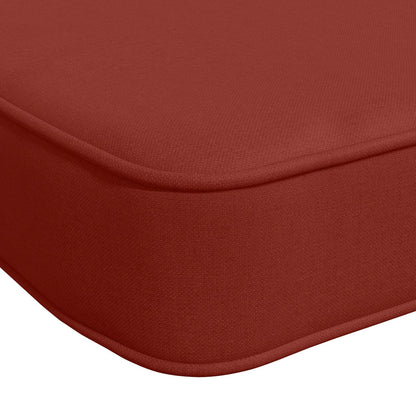 2-Piece Bench Cushions VUGHT 2 pcs 100% Polyester Red