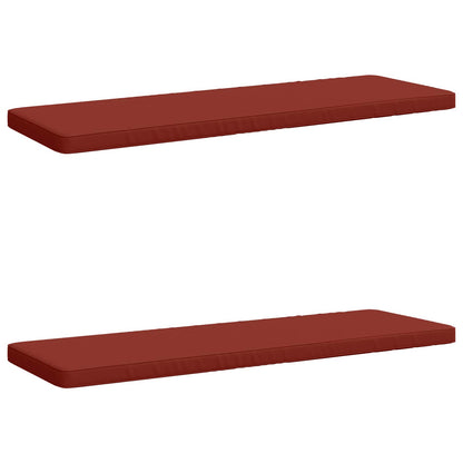 2-Piece Bench Cushions VUGHT 2 pcs 100% Polyester Red