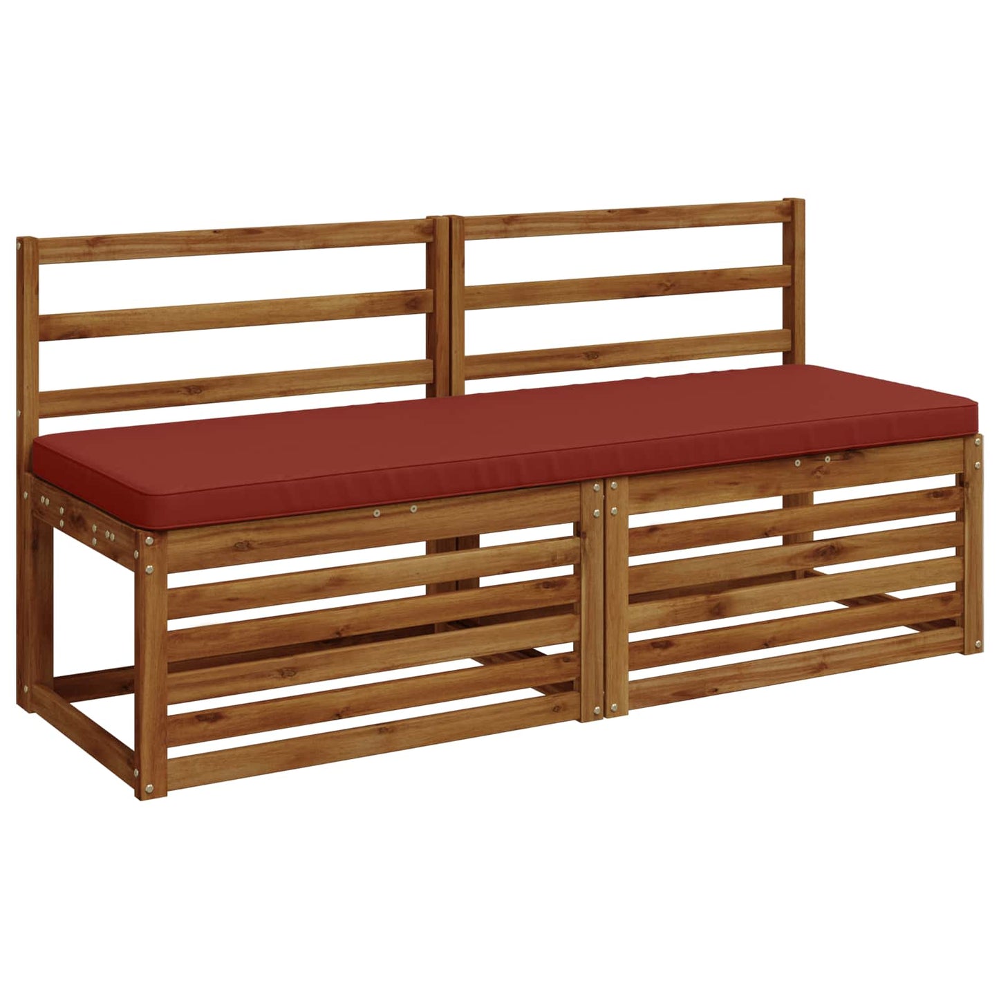 2-Piece Bench Cushions VUGHT 2 pcs 100% Polyester Red