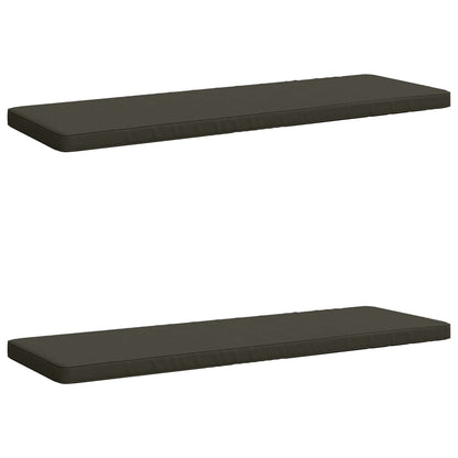 2-Piece Bench Cushions VUGHT 2 pcs 100% Polyester Anthracite