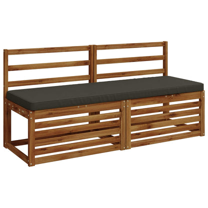 2-Piece Bench Cushions VUGHT 2 pcs 100% Polyester Anthracite