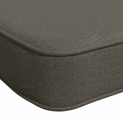 2-Piece Bench Cushions VUGHT 2 pcs 100% Polyester Grey