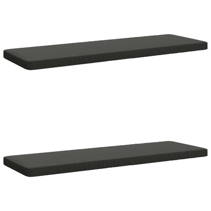 2-Piece Bench Cushions VUGHT 2 pcs 100% Polyester Anthracite