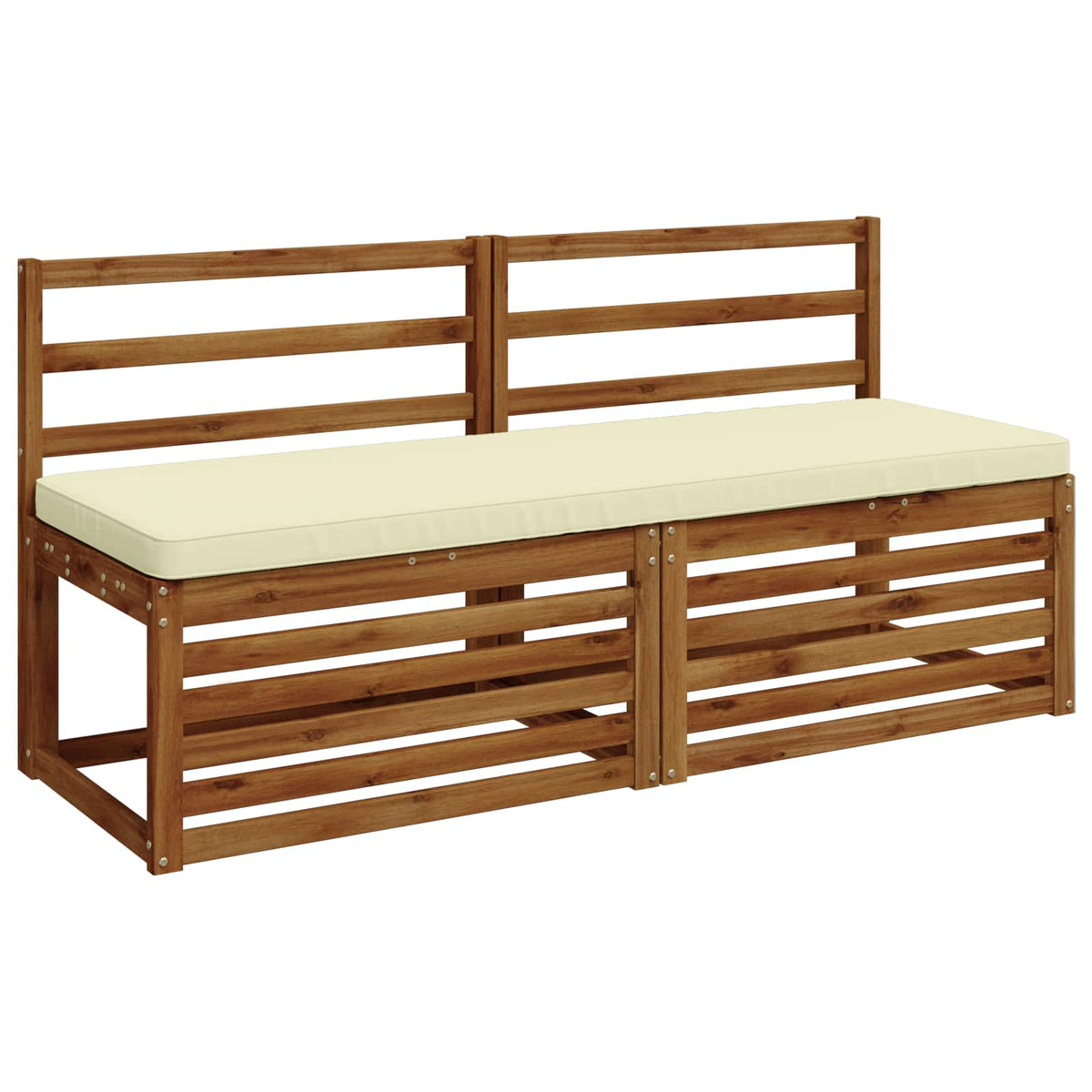 1-Piece Bench Cushion VUGHT 100% Polyester Cream