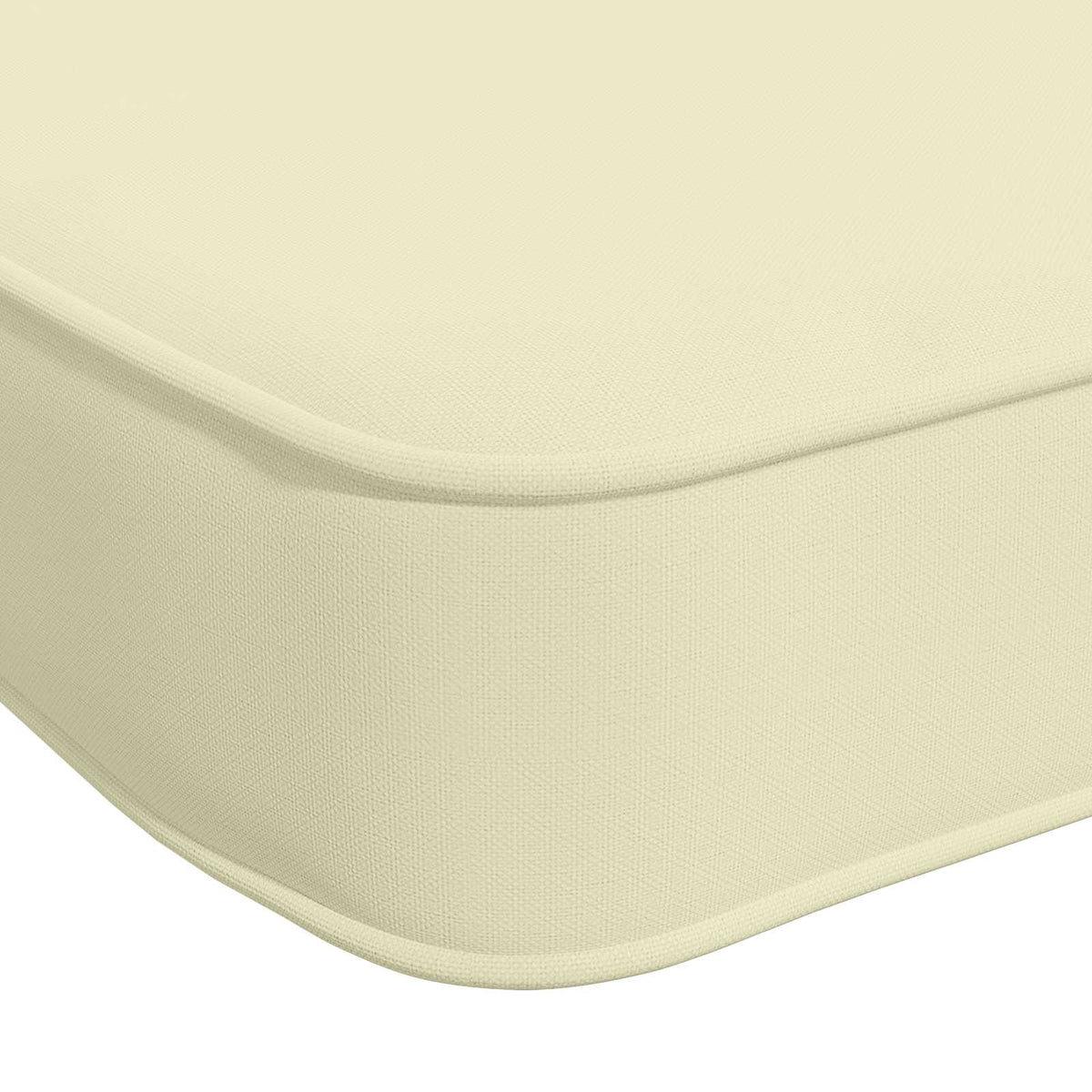 2-Piece Bench Cushions VUGHT 2 pcs 100% Polyester Cream