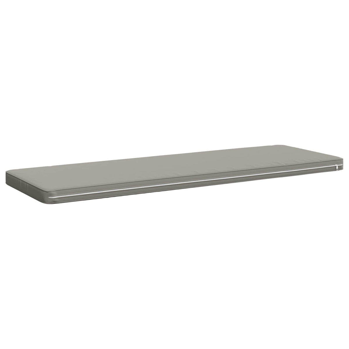 1-Piece Bench Cushion VUGHT 100% Polyester Grey 150 x 50 x 5 cm