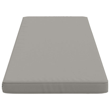 1-Piece Bench Cushion VUGHT 100% Polyester Grey 150 x 50 x 5 cm
