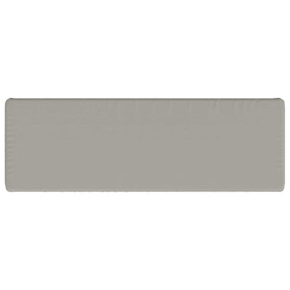 1-Piece Bench Cushion VUGHT 100% Polyester Grey 150 x 50 x 5 cm