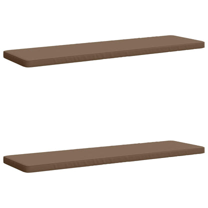 2-Piece Bench Cushions VUGHT 2 pcs 100% Polyester Taupe