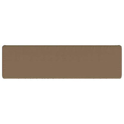2-Piece Bench Cushions VUGHT 2 pcs 100% Polyester Taupe