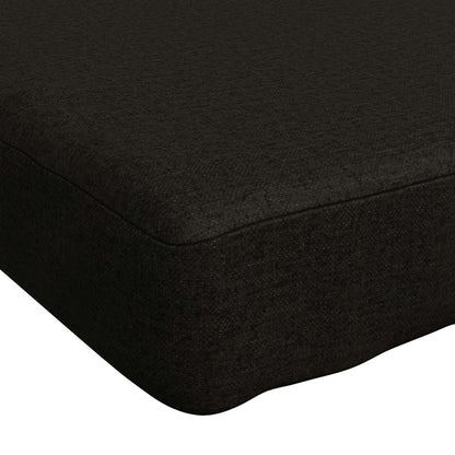 2-Piece Bench Cushions VUGHT 2 pcs 100% Polyester Black