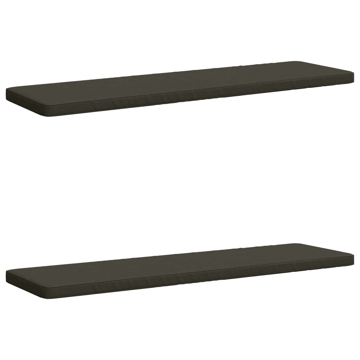 2-Piece Bench Cushions VUGHT 2 pcs 100% Polyester Anthracite