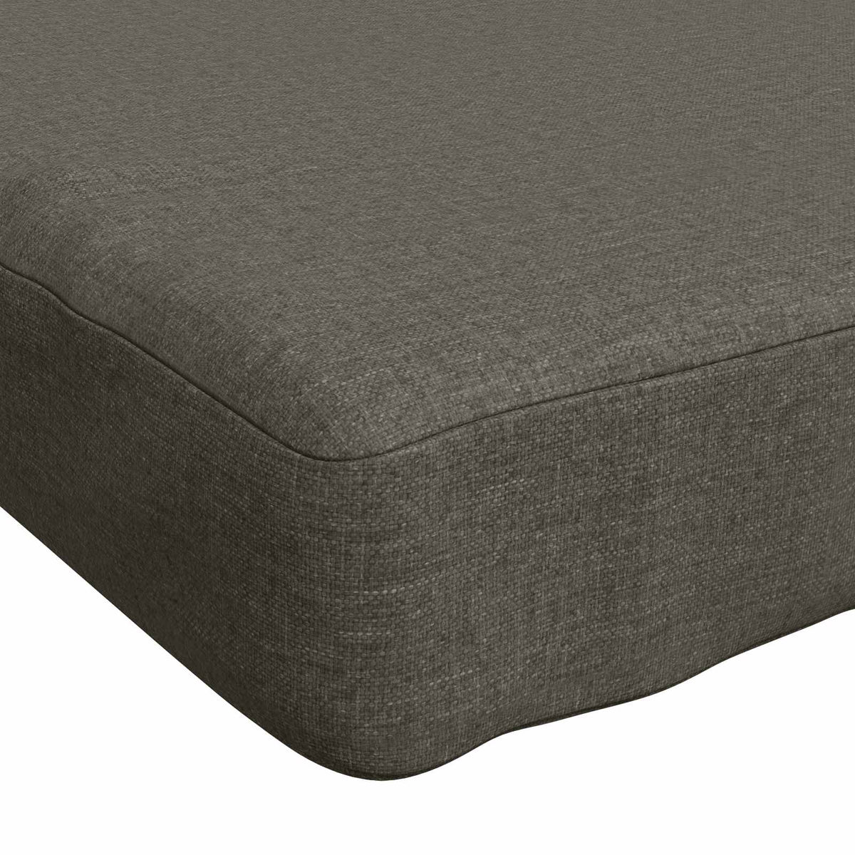 1-Piece Bench Cushion VUGHT 100% Polyester Grey 200 x 50 x 5 cm