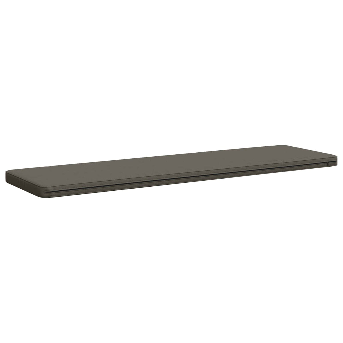 1-Piece Bench Cushion VUGHT 100% Polyester Grey 200 x 50 x 5 cm