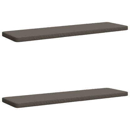 2-Piece Bench Cushions VUGHT 2 pcs 100% Polyester Grey