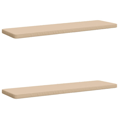 2-Piece Bench Cushions VUGHT 2 pcs 100% Polyester Cream