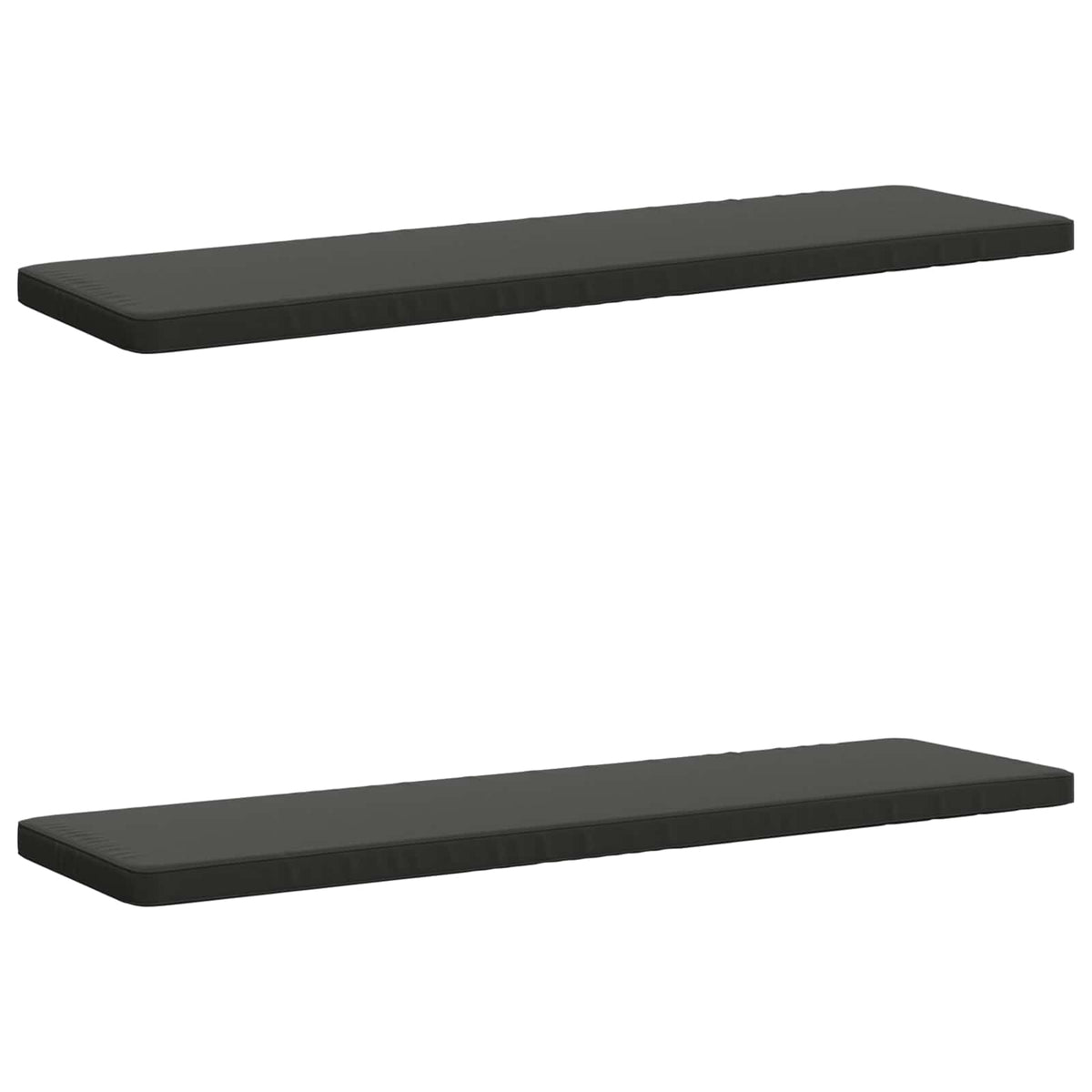 2-Piece Bench Cushions VUGHT 2 pcs 100% Polyester Anthracite